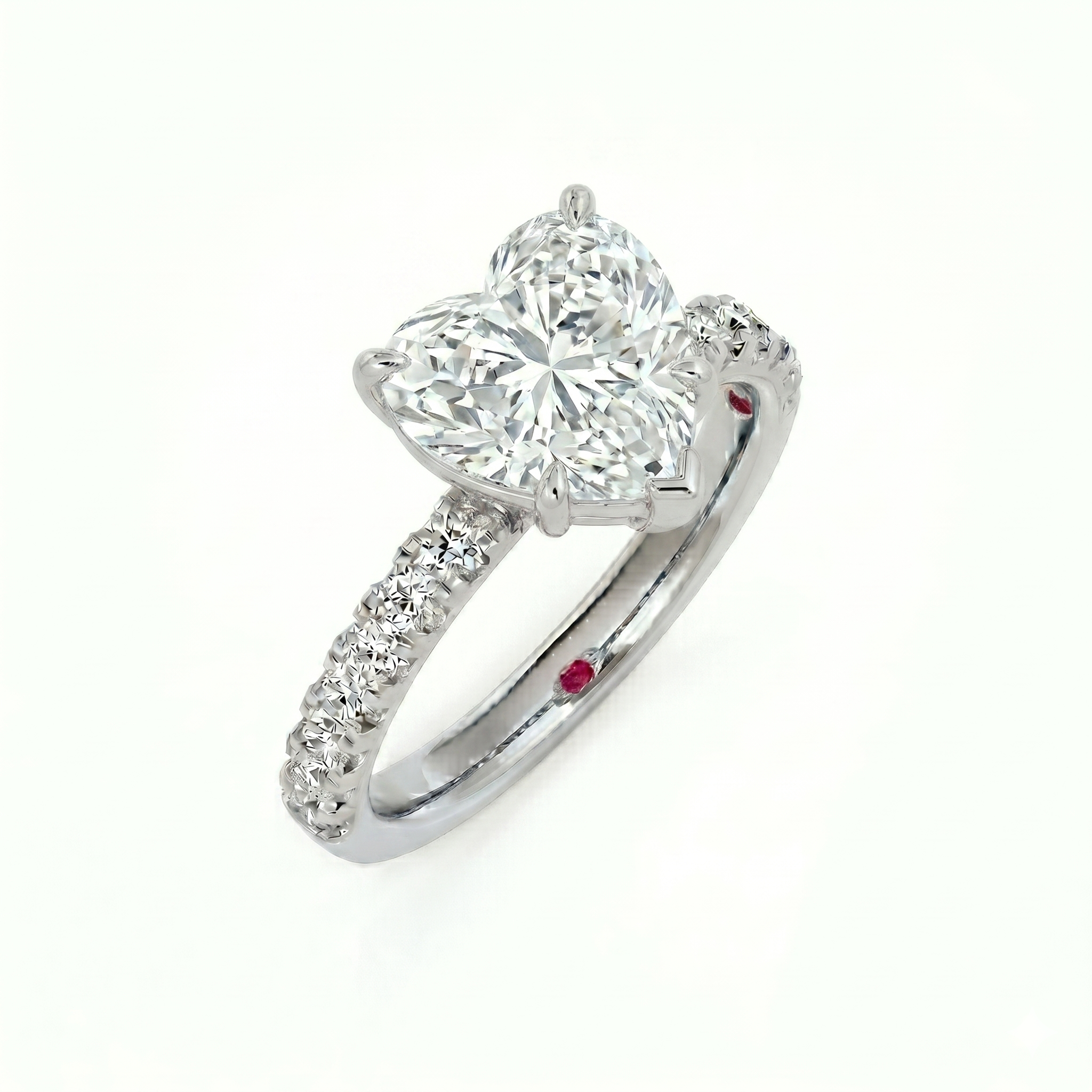 Elara Ring - Heart 1ct
