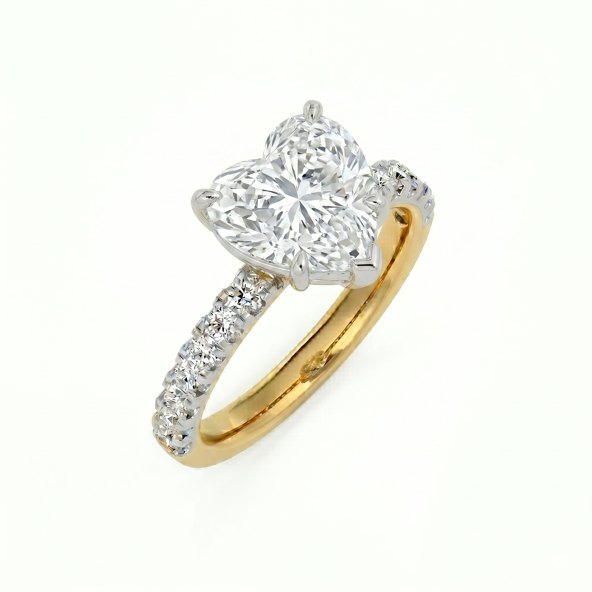 Elara Ring - Heart 1ct