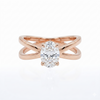 Criss-Cross Ring - Oval 0.5ct