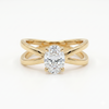 Criss-Cross Ring - Oval 0.5ct