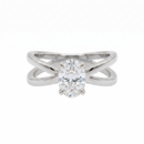 Criss-Cross Ring - Oval 2ct