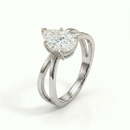 Criss-Cross Ring - Pear 1ct