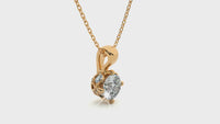 Stellar Gaze Pendant - 1 ct round