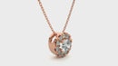 Celestial Core Pendant - 0.5ct round