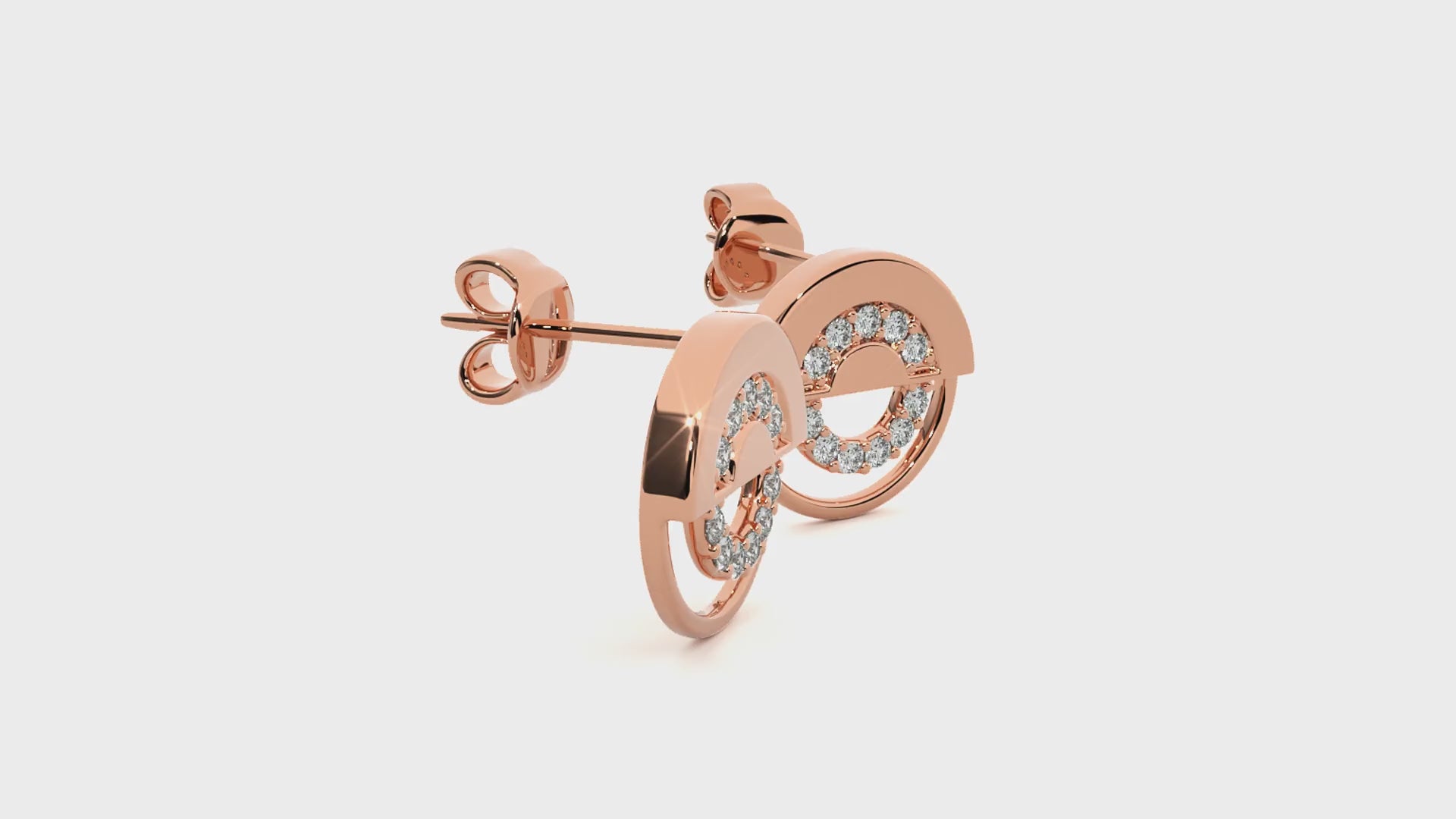 Split Circle Studs