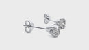 0.5 ct round studs - Martini setting