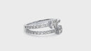 Twin Spark Elegance Ring