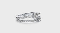 Twin Spark Elegance Ring