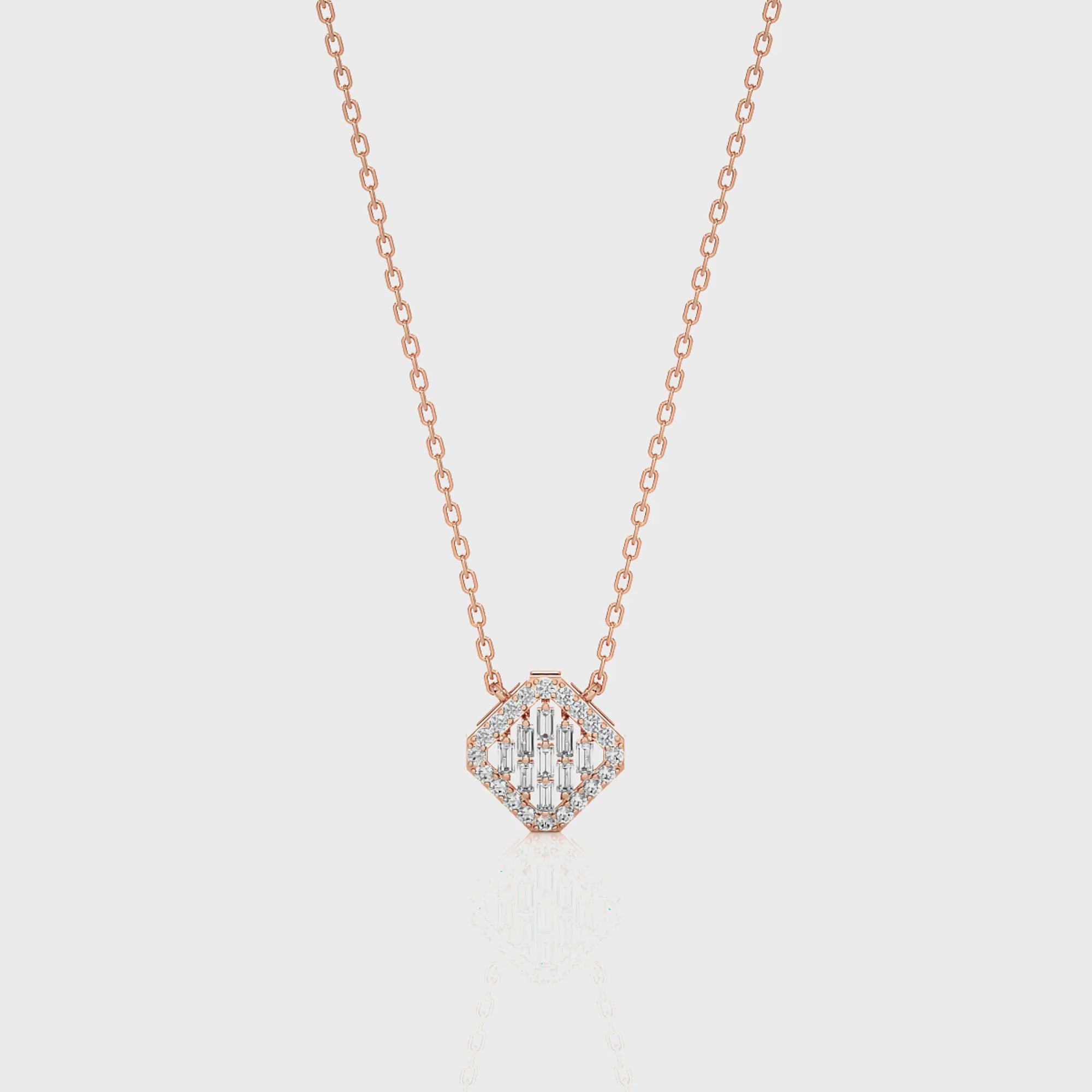 Baguette Necklace
