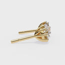 3 ct Round studs - 8 prong setting
