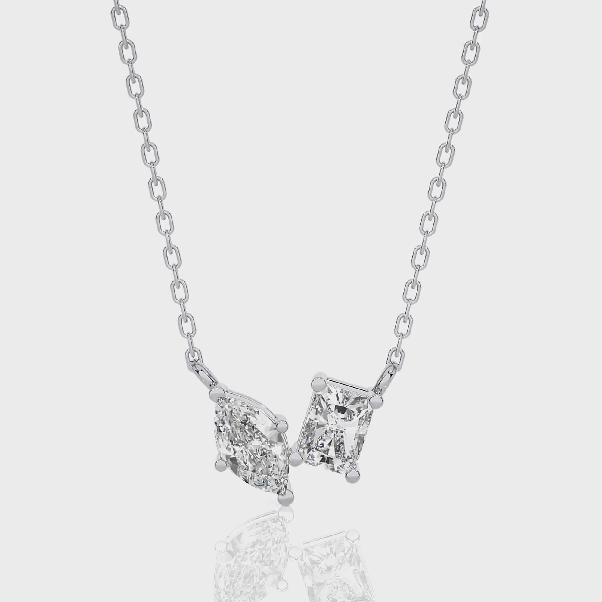 Deux Âmes Necklace