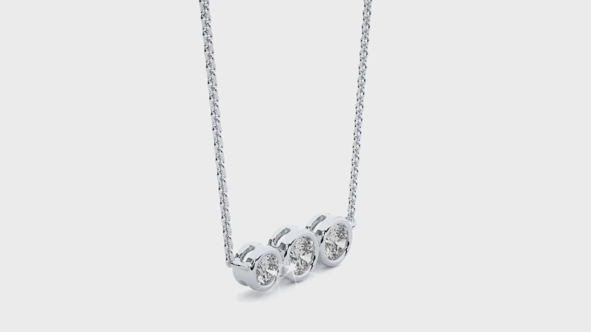 Trio Link Necklace