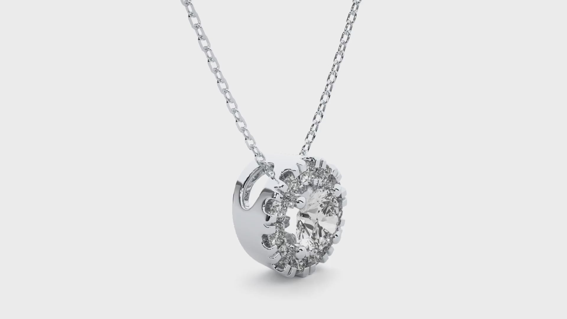 Celestial Core Pendant - 0.5ct round
