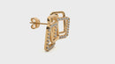 Dual Square Earrings