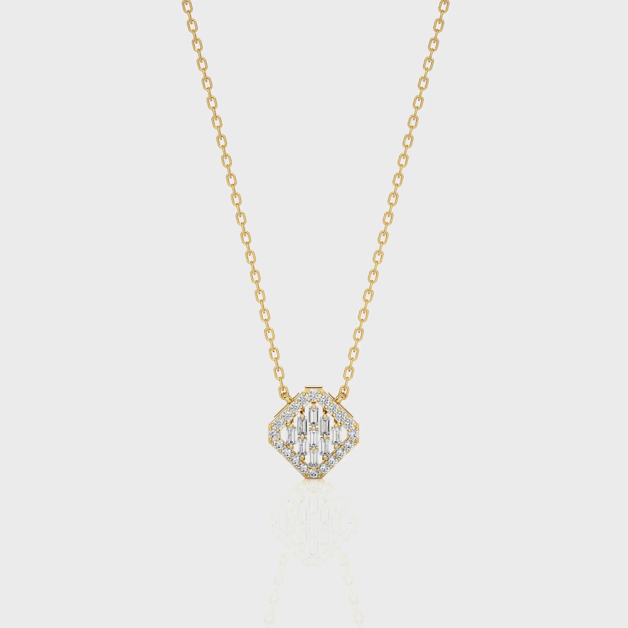 Baguette Necklace