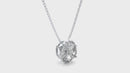 Aurelian Spark Pendant - 1 ct round diamond