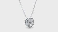 Aurelian Spark Pendant - 1 ct round diamond