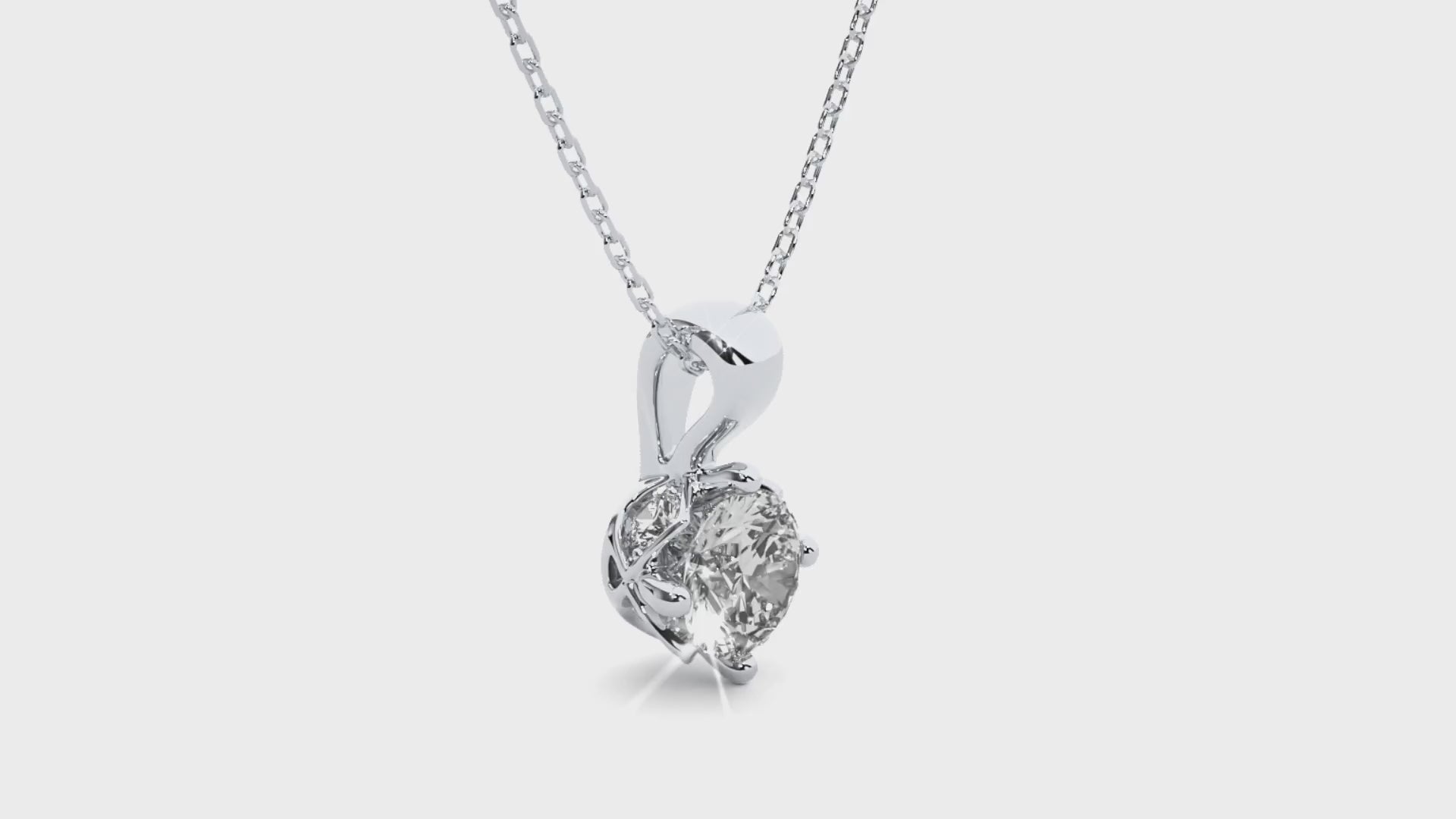 Stellar Gaze Pendant - 1 ct round