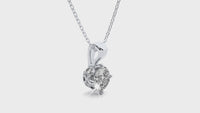 Stellar Gaze Pendant - 1 ct round