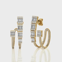 Radiant Baguette Earrings