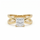 Criss-Cross Ring - Princess 1ct