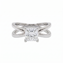 Criss-Cross Ring - Princess 1ct