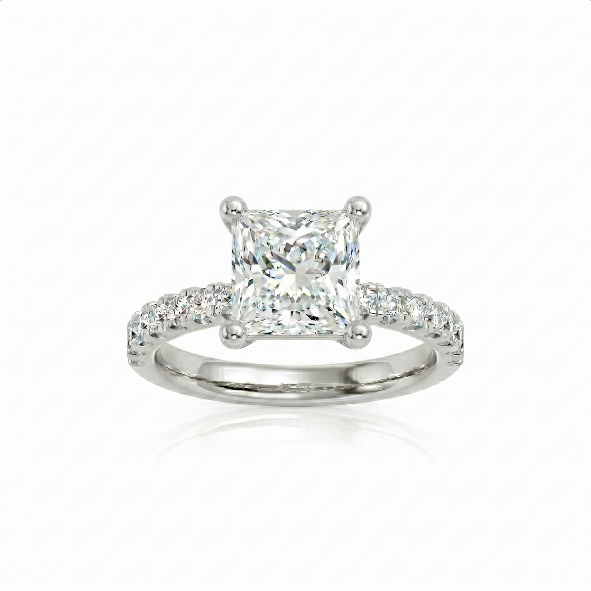 9 kt / White Gold / 7
