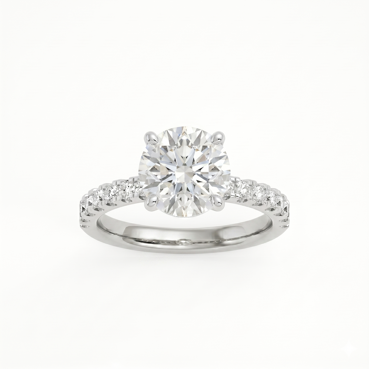 9 kt / White Gold / 7