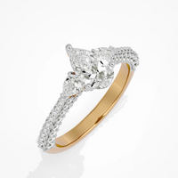 Serene Dewdrop Ring