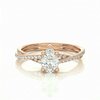 Twist Solitaire Ring - Pear 0.5ct