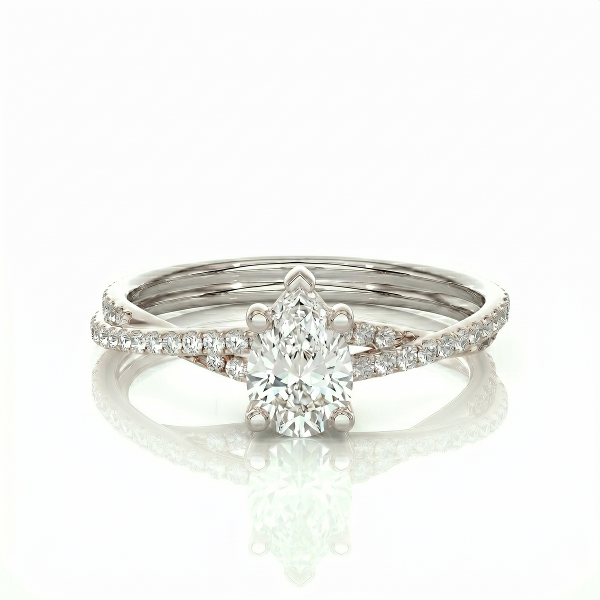 9 kt / White Gold / 7