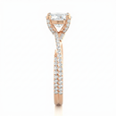 Twist Solitaire Ring - Oval 2ct